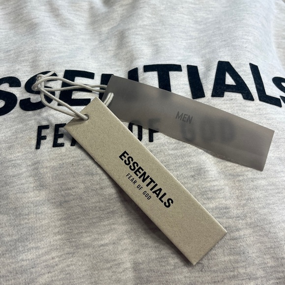 Essentials Light Gray Hoodie - Picture 7 of 8